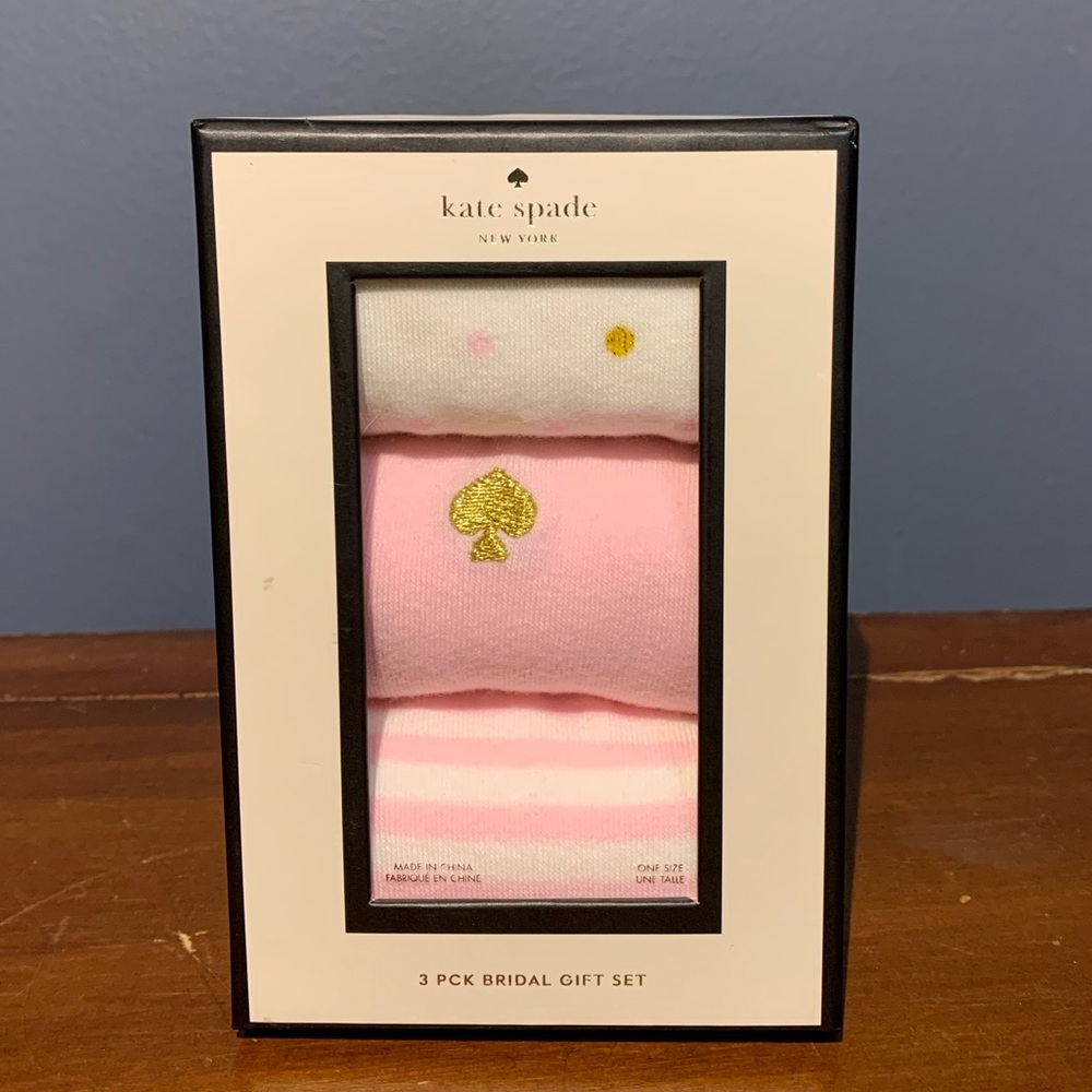 Kate spade three pack socks